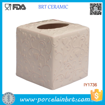 Keramische Mode Tissue Box Rosa Blossomy Muster Home Decor
